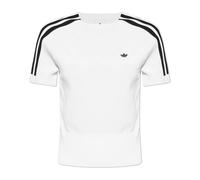 Adidas Originals, Femme, Tops, Blanc, Taille: 36 FR Haut avec une application en forme de logo