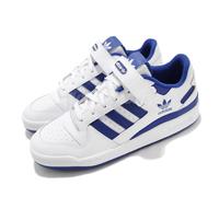 adidas Originals Forum Low White Blue Strap Men Casual Lifestyle Shoes FY7756