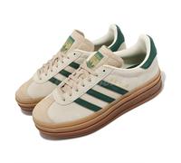 Chaussures Femme Adidas Gazelle Bold W - Blanc - Cuir - Lacets 37 1/3