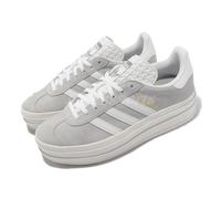 adidas Originals Gazelle Bold W Grey White Women Casual Platform Shoes HQ6893