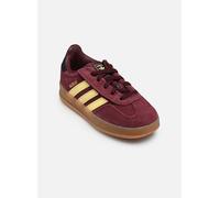 Adidas Chaussures Gazelle Indoor Comfort Closure Bordeaux/Jaune clair/Gold Metallic Taille 22