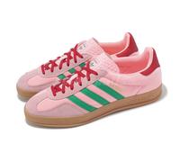 adidas Originals Gazelle Indoor W Glow Pink Court Green Gum Women Casual JI2713