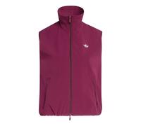 ADIDAS ORIGINALS Gilet 'Adilenium 5.0' lie de vin / blanc, Taille S