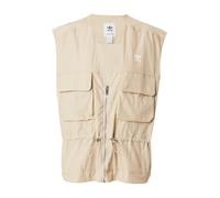 ADIDAS ORIGINALS Gilet beige / blanc, Taille XXXS-XXS