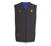 ADIDAS ORIGINALS Gilet 'Manchester United Terrace Icons' bleu / jaune foncé / noir, Taille XS