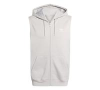 ADIDAS ORIGINALS Gilet 'Trefoil Essentials' gris clair, Taille XS