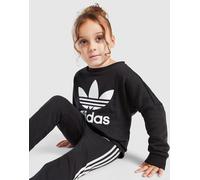adidas Originals Girls' Trefoil Flare Crew Tracksuit Infant - Noir 3-6M