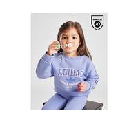 adidas Originals Girls' Varsity Crew Sweatshirt/Leggings Set Infant - Bleu 0-3M