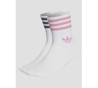 adidas Originals Glitter Crew Chaussettes blanc M