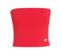 ADIDAS ORIGINALS Haut '3 STRIPES TUBE' rouge / blanc, Taille M-L