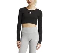 Adidas Originals Haut à Manches Longues Essentials Ribbed Crop