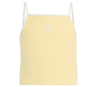 ADIDAS ORIGINALS Haut 'SLIM MINI RIB TANK' jaune clair / blanc, Taille 128