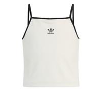 ADIDAS ORIGINALS Haut 'SLIM MINI RIB TANK' noir / blanc cassé, Taille 140