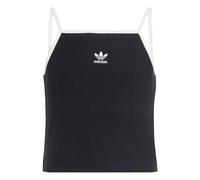 ADIDAS ORIGINALS Haut 'SLIM MINI RIB TANK' noir / blanc, Taille 170