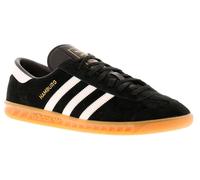 Adidas Originals Hommes Baskets Hamburg Cuir À Lacets Noir Taille UK
