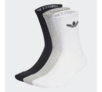 Adidas Chaussettes Trefoil IJ5614 - 3 paires rembourrées blanc/gris chiné/noir Taille XL
