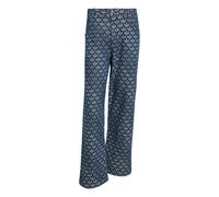 ADIDAS ORIGINALS Jean 'DENIM LOOSE MONOGRAM' bleu foncé / blanc, Taille 32