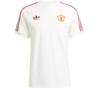 Adidas Originals Manchester United Adicolor Classics 3-Stripes T-Shirt Adults Off White S Male