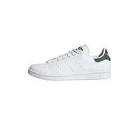 adidas Originals Men's Stan Smith (End Plastic Waste) Sneaker, White/White/Solar Green, 4