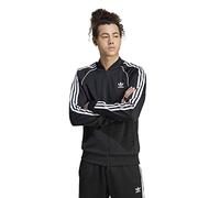 adidas Originals Men's Standard Adicolor Classics Superstar Track Top, Black/White, Medium