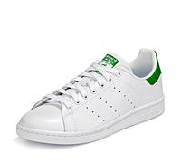 adidas Originals Mixte Stan Smith M20324 Sneaker Basse, Ftwr White Core White Green, 45 1/3 EU