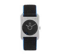 ADIDAS ORIGINALS Montre à affichage analogique bleu / noir / argent, Taille One Size