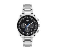 ADIDAS ORIGINALS Montre à affichage analogique bleu / noir / argent, Taille One Size