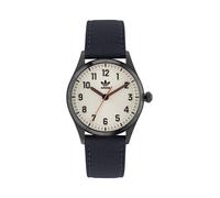ADIDAS ORIGINALS Montre à affichage analogique 'CODE FOUR' gris basalte / noir / blanc, Taille One Size