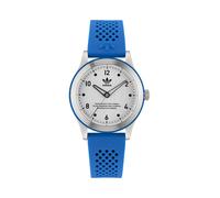 ADIDAS ORIGINALS Montre à affichage analogique 'CODE THREE' bleu / bleu roi / argent / blanc, Taille One Size
