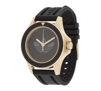 ADIDAS ORIGINALS Montre à affichage analogique 'Expression One' or / noir, Taille One Size