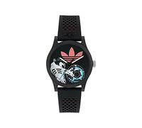 ADIDAS ORIGINALS Montre à affichage analogique 'Game Three' bleu / rose / noir / blanc, Taille One Size