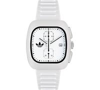 ADIDAS ORIGINALS Montre à affichage analogique noir / blanc, Taille One Size