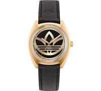 ADIDAS ORIGINALS Montre à affichage analogique or / noir, Taille One Size