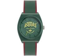 ADIDAS ORIGINALS Montre à affichage analogique or / vert / rouge, Taille One Size
