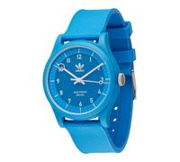 ADIDAS ORIGINALS Montre à affichage analogique 'Project One' bleu roi / argent / blanc, Taille One Size