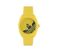 ADIDAS ORIGINALS Montre à affichage analogique 'PROJECT THREE ' jaune / noir, Taille One Size