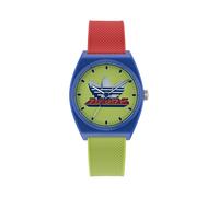 ADIDAS ORIGINALS Montre à affichage analogique 'PROJECT TWO' bleu / vert / rouge / noir / blanc, Taille One Size
