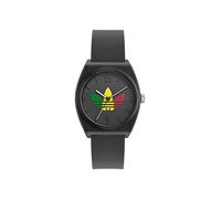 ADIDAS ORIGINALS Montre à affichage analogique 'Project Two Grfx' jaune / vert / rouge / noir, Taille One Size