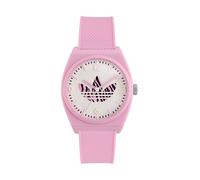 ADIDAS ORIGINALS Montre à affichage analogique 'Project Two GRFX' rose clair / noir / blanc naturel, Taille One Size