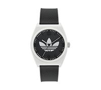 ADIDAS ORIGINALS Montre à affichage analogique 'Project Two' noir / blanc, Taille One Size