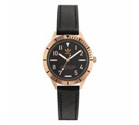 ADIDAS ORIGINALS Montre à affichage analogique 'Three Small' bronze / or rose / noir, Taille One Size