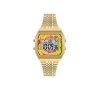 ADIDAS ORIGINALS Montre digitale bleu clair / jaune / or / vert clair / fuchsia, Taille One Size
