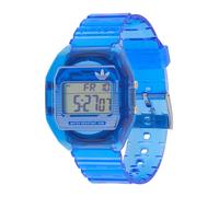 ADIDAS ORIGINALS Montre digitale 'DIGITAL TWO CRYSTAL' bleu / blanc, Taille One Size