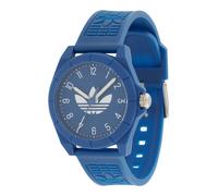 ADIDAS ORIGINALS Montre digitale 'PROJECT FOUR' bleu / argent / blanc, Taille One Size