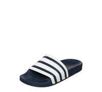 ADIDAS ORIGINALS Mule 'Adilette' bleu marine / blanc, Taille 44,5-45