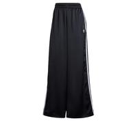 ADIDAS ORIGINALS Pantalon 'Adicolor Satin Wide Leg Track' noir / blanc, Taille 36