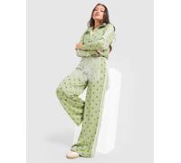 adidas Originals Pantalon Large Satin Polka Dots - Vert XS