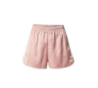 ADIDAS ORIGINALS Pantalon 'Satin Shorts Ruffle' rose / blanc, Taille 46-48