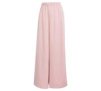 ADIDAS ORIGINALS Pantalon 'Satin Wide Leg Pants Ruffle' rose / blanc, Taille 38-40