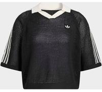 adidas originals Polo Adidas Original en maille au crochet Noir 4-6